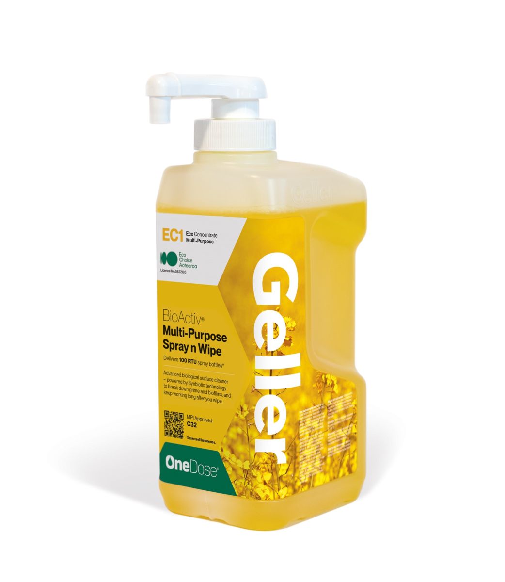 Geller OneDose EC1 BioActiv Multipurpose Cleaner Sanitise 1L