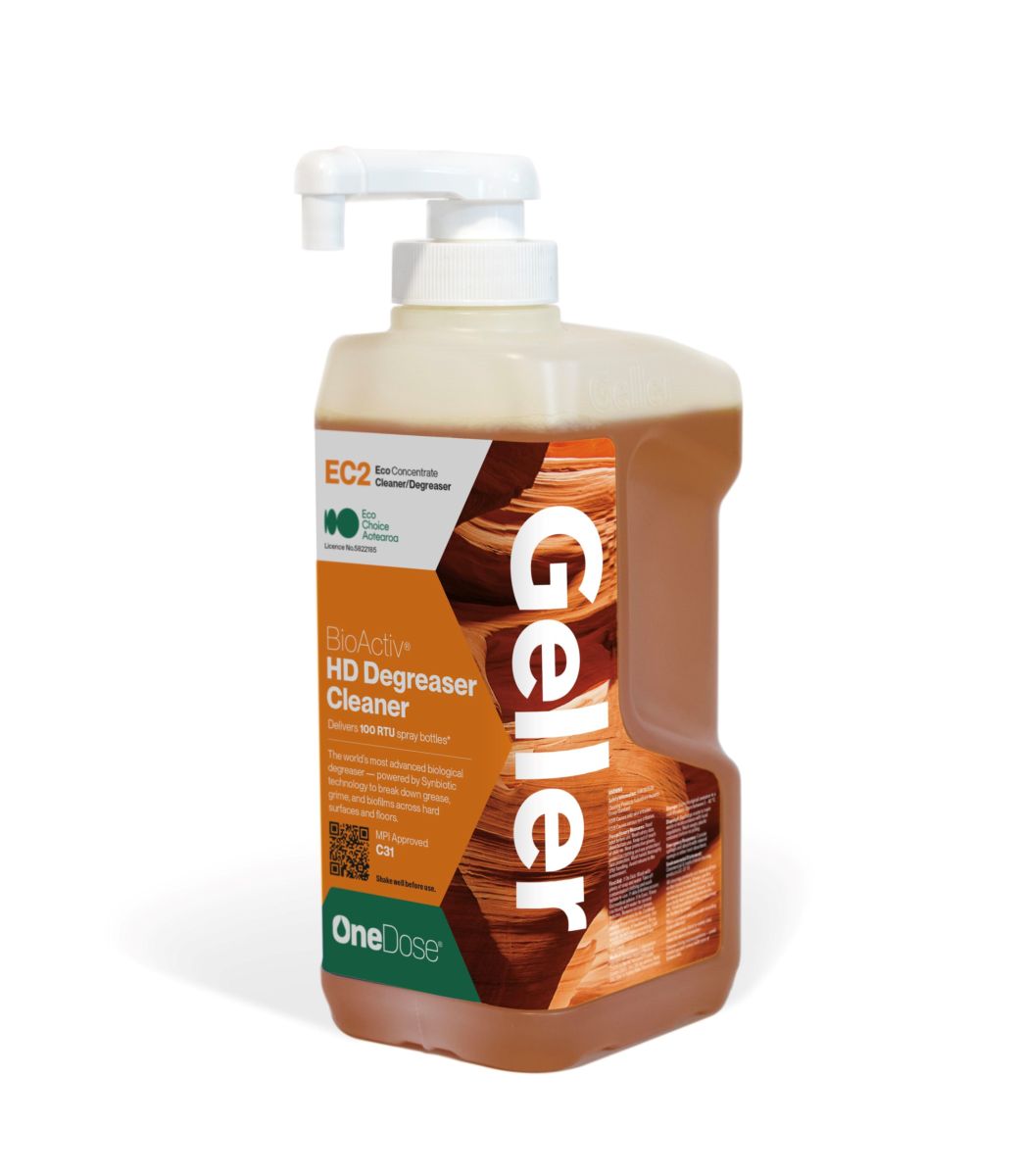 Geller OneDose EC2 BioActiv HD Degreaser Cleaner 1L
