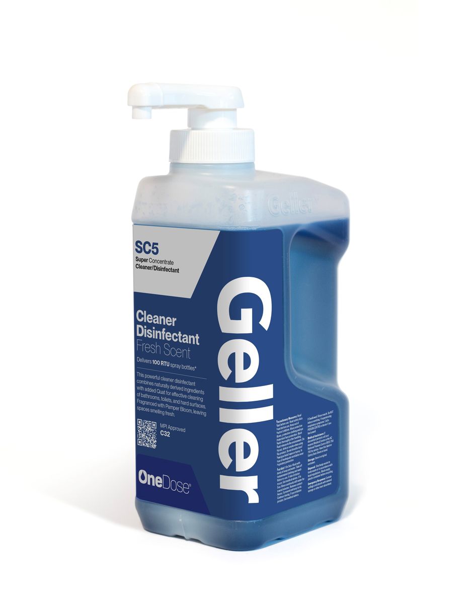 Geller OneDose SC5 Perfumed Cleaner/Disinfectant 1L