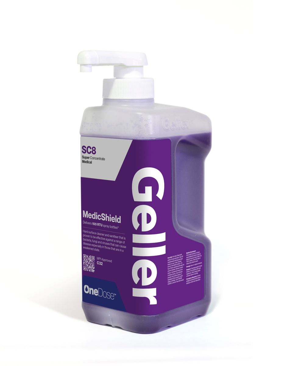 Geller OneDose SC8 MedicShield Disinfectant 1L