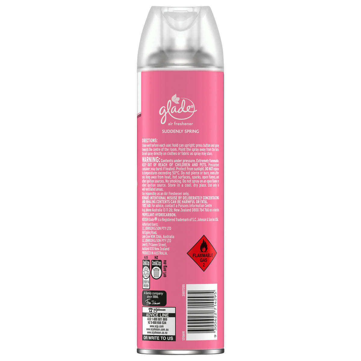 Glade Suddenly Spring Air Freshener Aerosol 400g