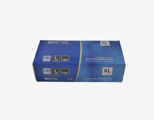 Gloves HYTEC Latex HI RISK XLarge x 50/pkt