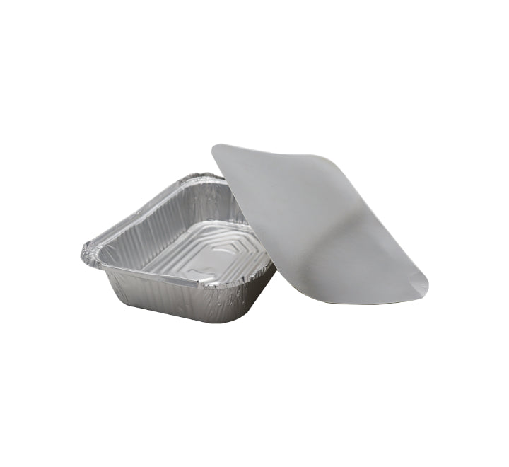 Foil Small OBLONG Tray with Lid 1200/206 x 500