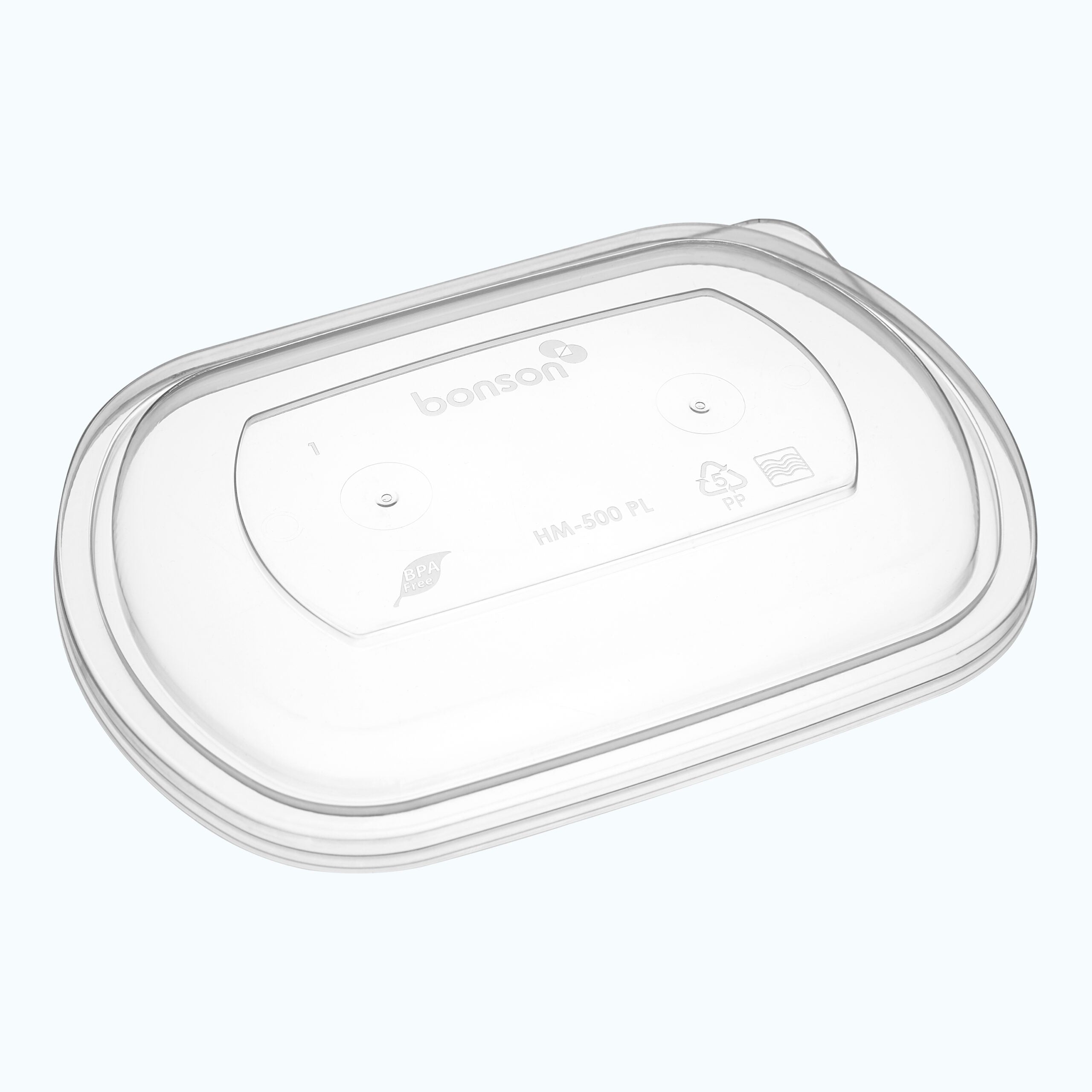 PP Raised Lids for HOMEAL CONTAINER HM500PL (bons) x 250
