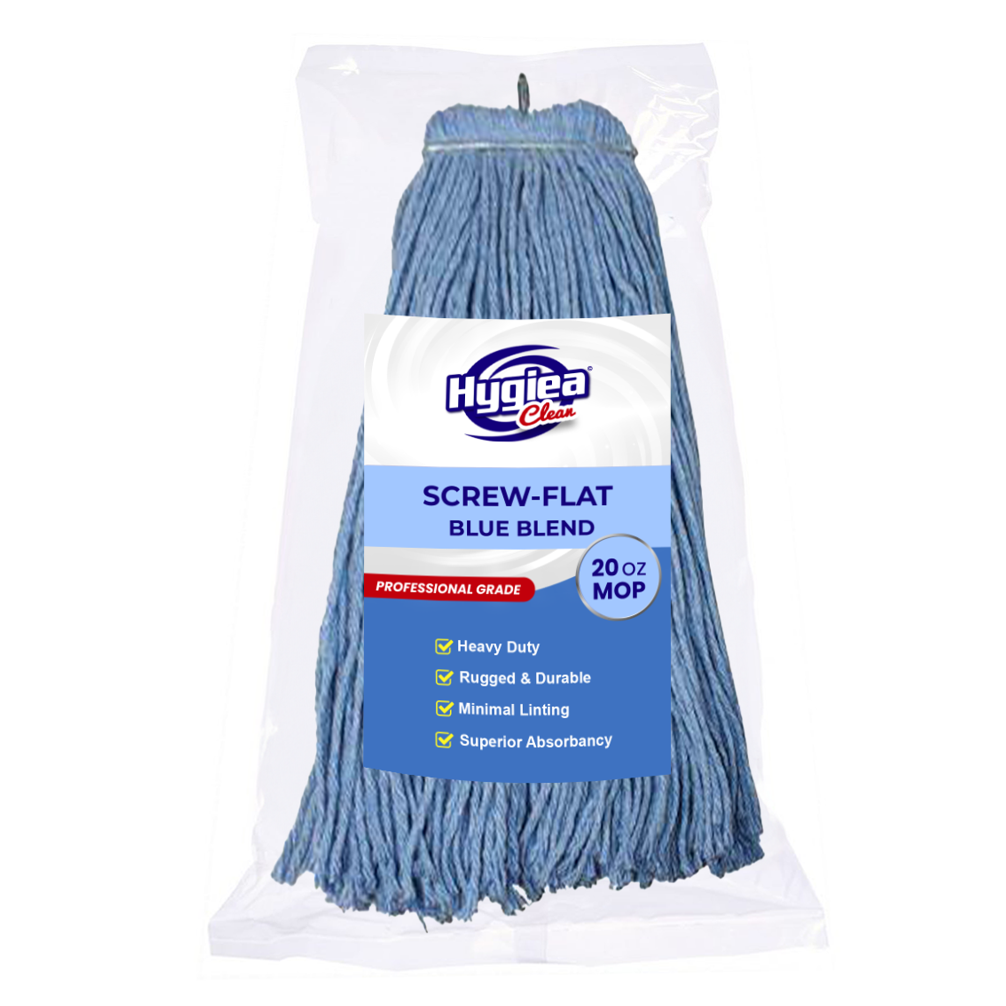 Mop Head Layflat 20oz Blend Blue