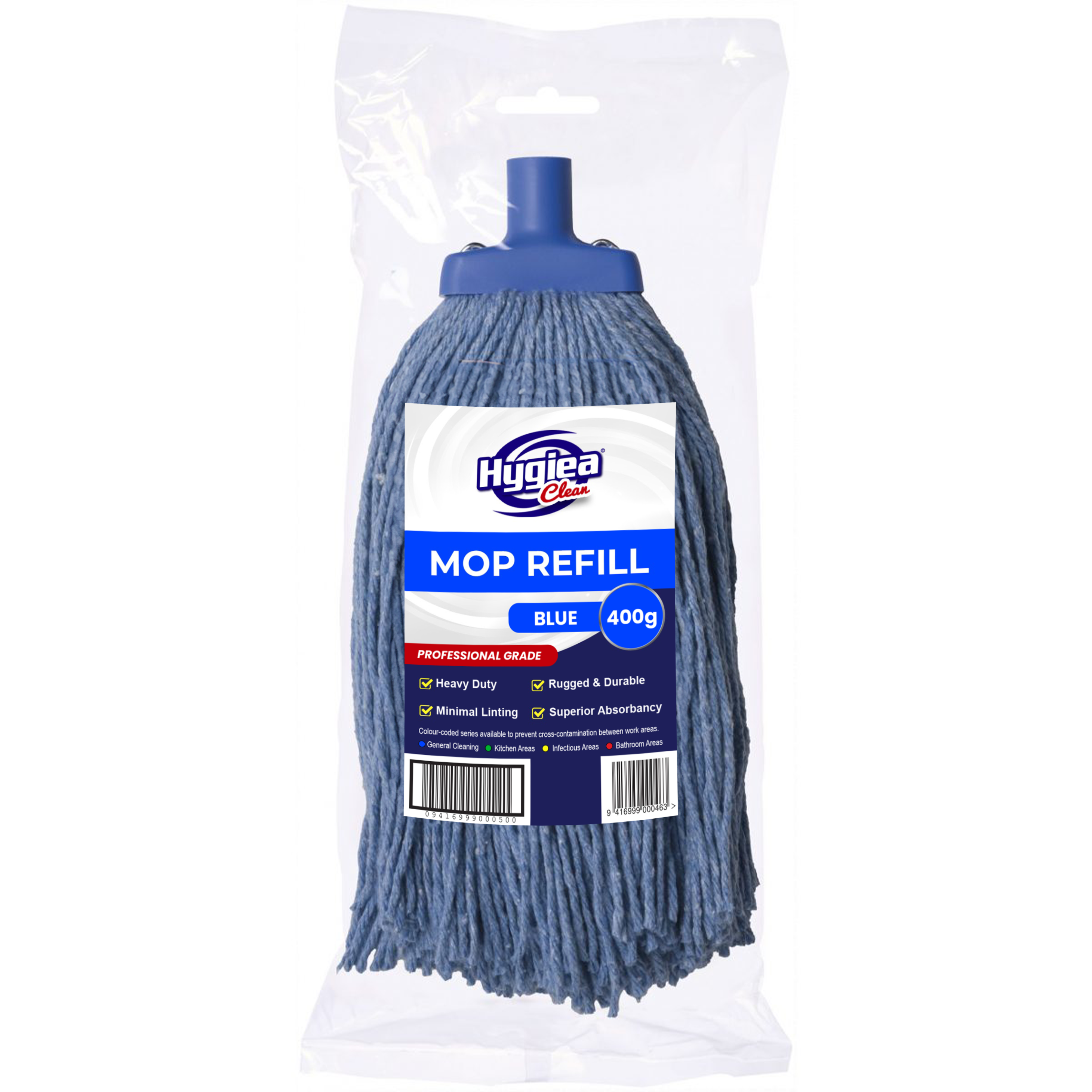 Mop Head HYGIEA 400g Cotton BLUE