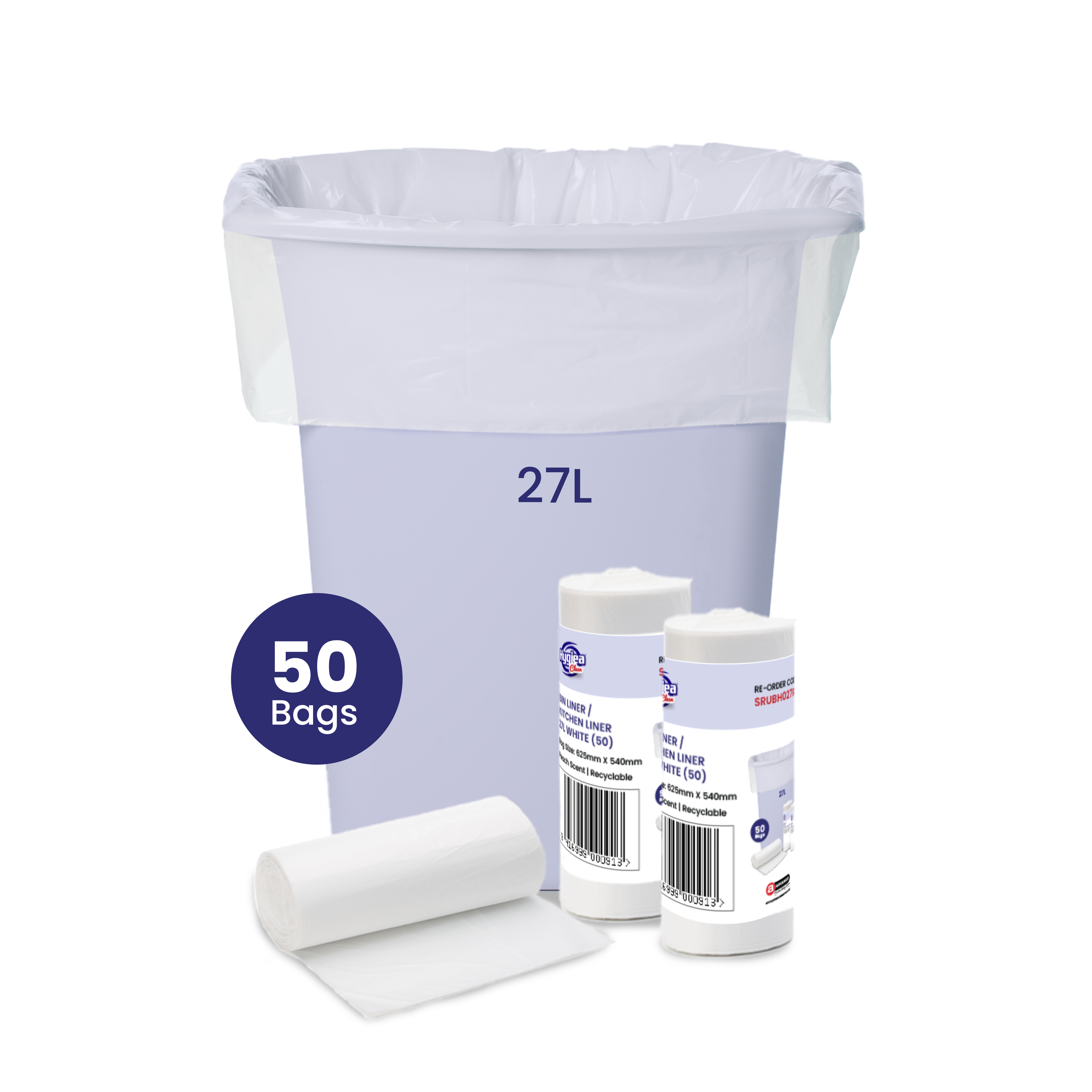 Kitchen Tidy Liners 27L MED SRUBH027 1000/ctn