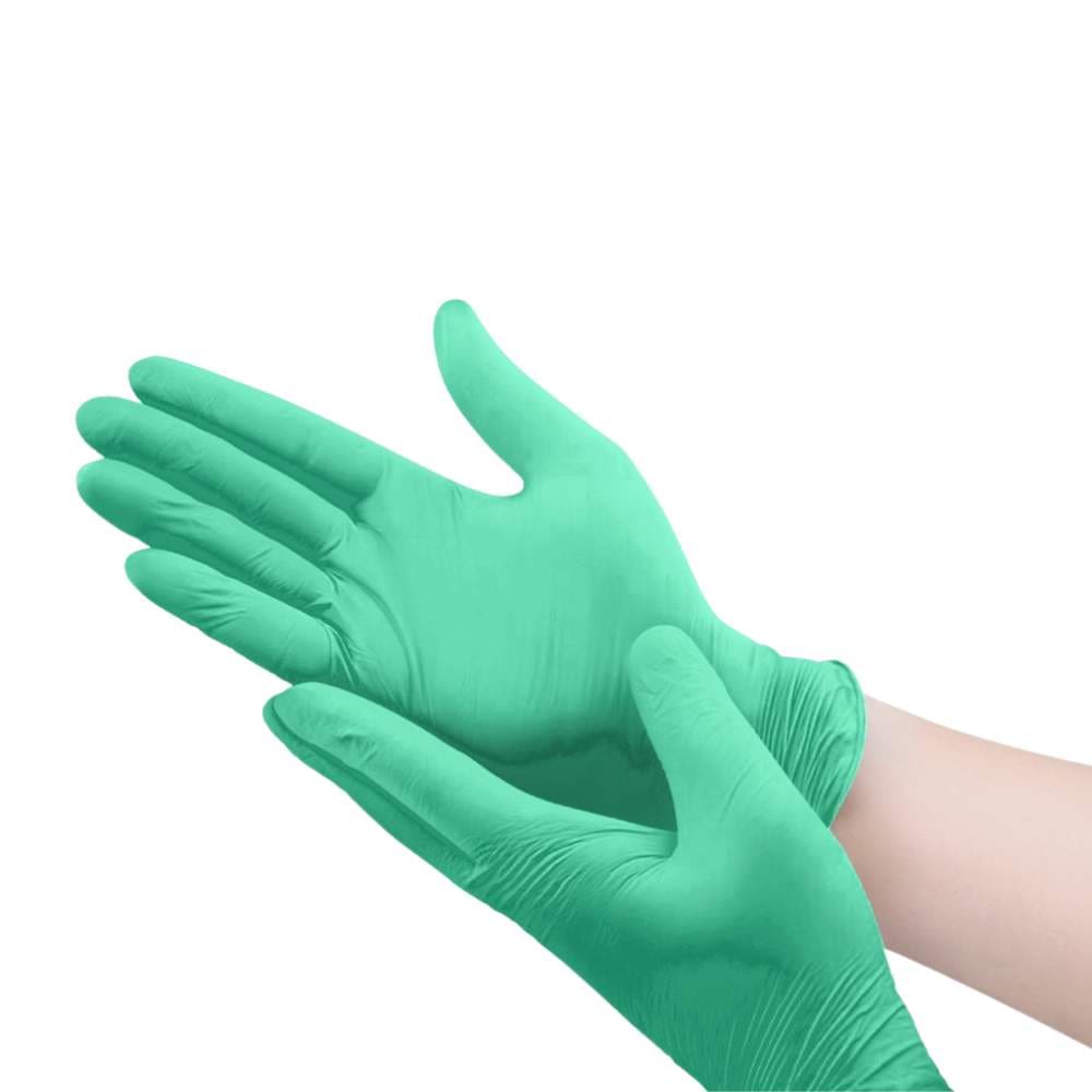 Gloves Hytec NITRILE GREEN Large P/F 10pkt/ctn