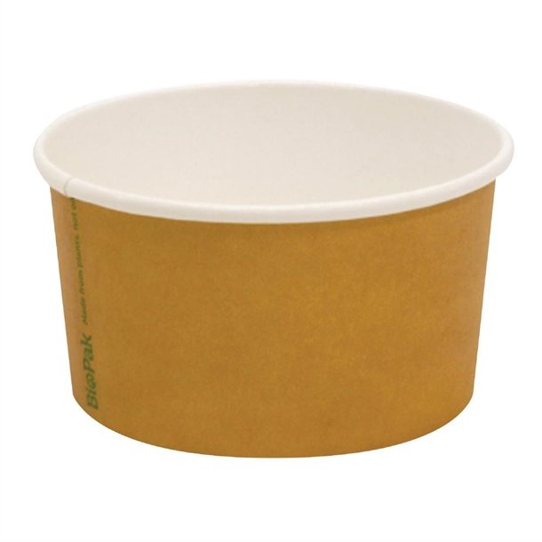 Container Kraft 8oz Ice Cream Paper Tub x 1000