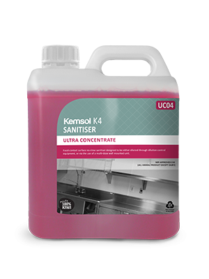 U/C K4 SANITISER Sanitiser Ultra Conc 2L