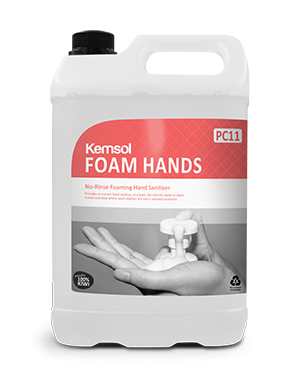 FOAM HANDS No-Rinse Alcohol Free Foaming Hand Sanitiser 5L