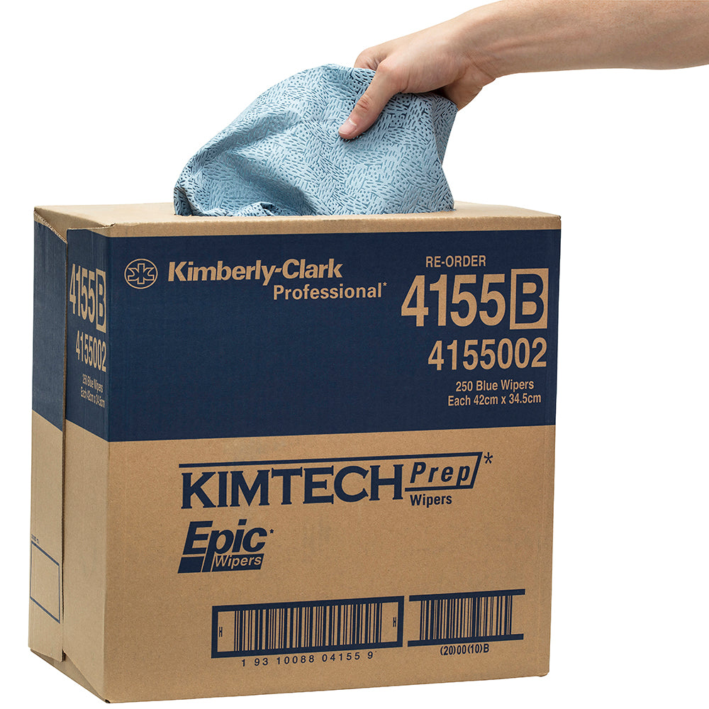 4155 KIMTECH Epic Blue Wipers (KC) 250/ctn