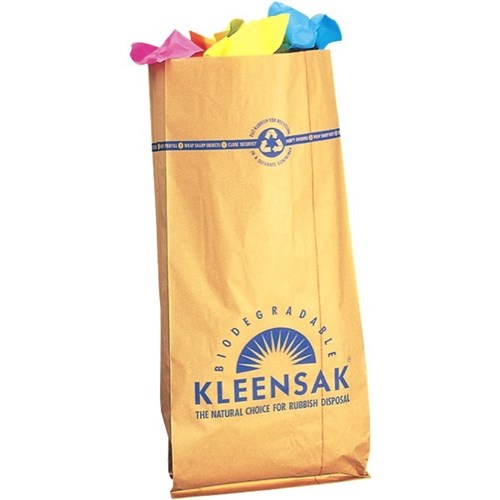 Rub Bags KLEENSAKS Paper 890 x 395mm 2ply x 25
