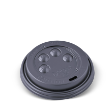 Lids Black fit 8oz 80mm Coffee Cup (Detpak) x 1000