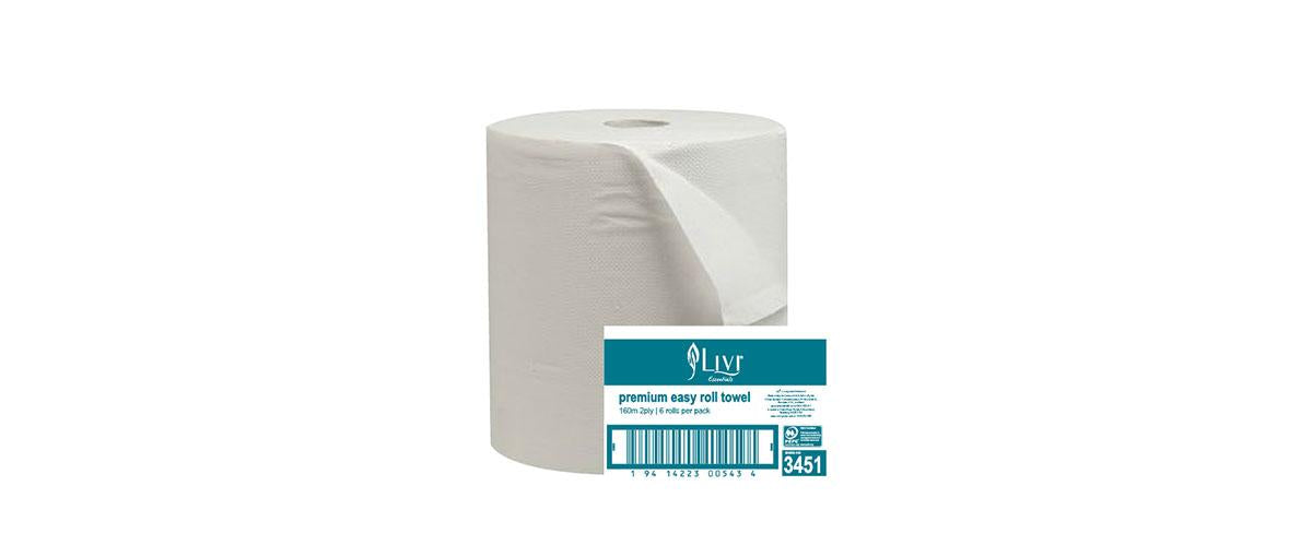 RO TOWEL (Cott) GF Ess 3451 2ply 160m x 6rolls