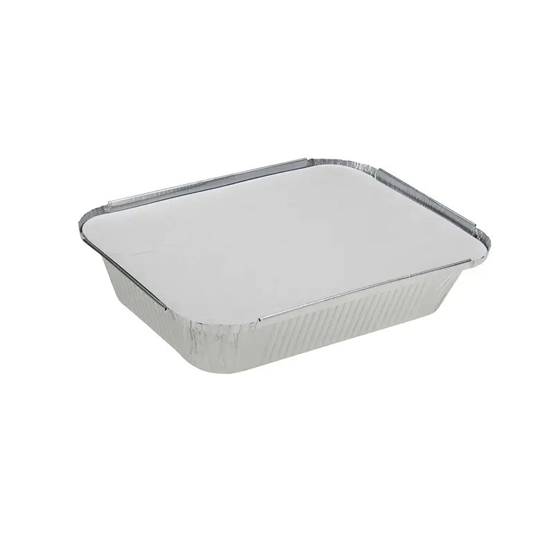 Foil Hangi Tray with Lid 1200/207A 229Lx169Wx50H (mm) x 500