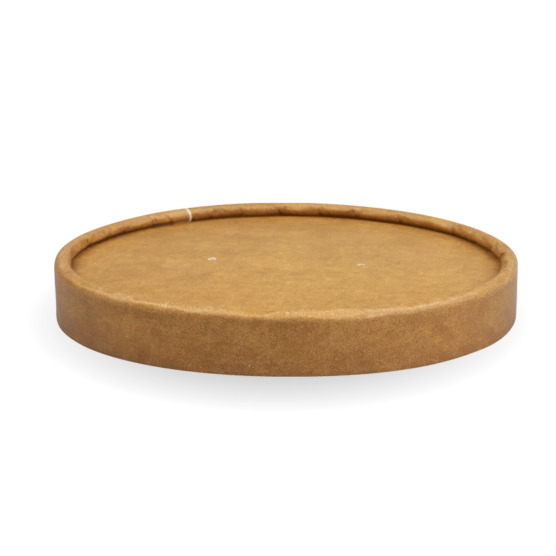 Kraft PAPER Lids BSCKL-12PAPER fit Paper Tub 12-32oz x 500
