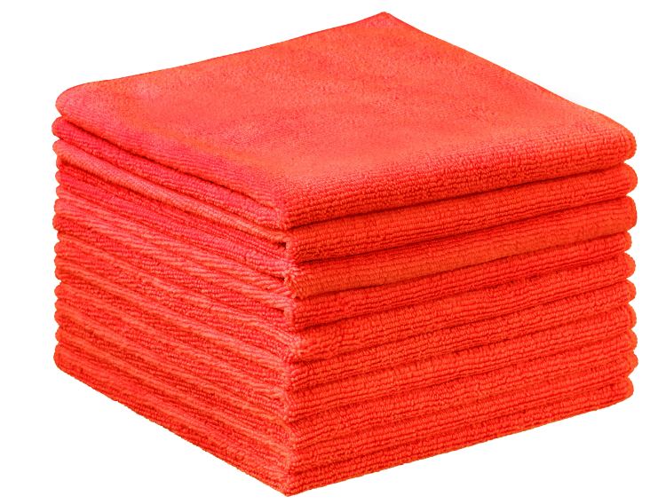 Cloths MICROFIBRE PINK/RED Cleaning EACH