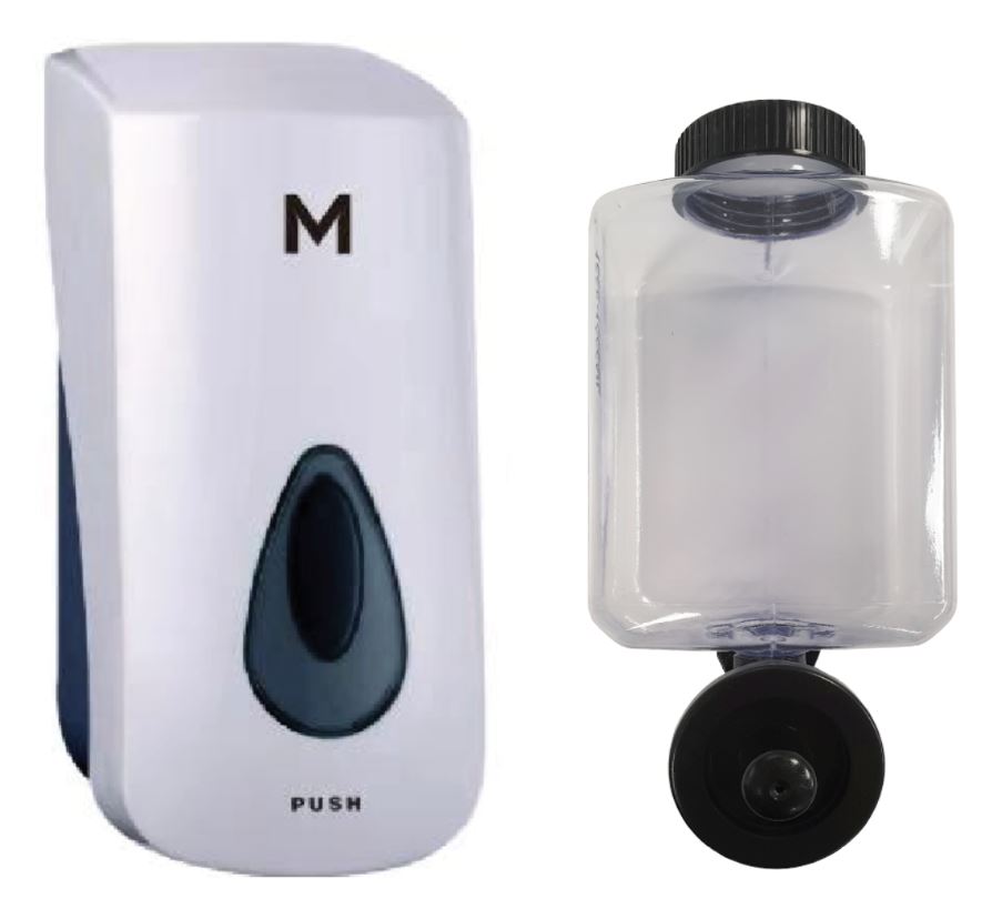 Soap Disp Refillable FOAM 1000ml White