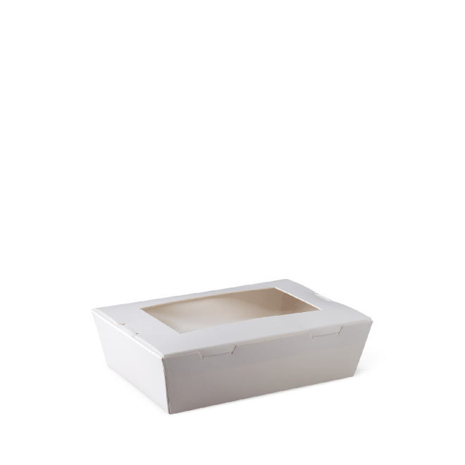 Container LUNCH BOX White Window Small (Det) x 200