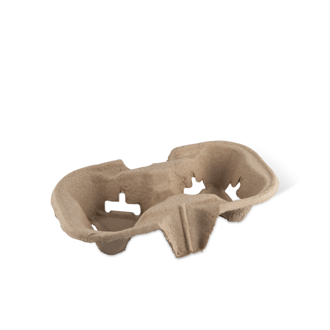TRAY 2 Cup Holder B-CC-802 BIOPAK x 500