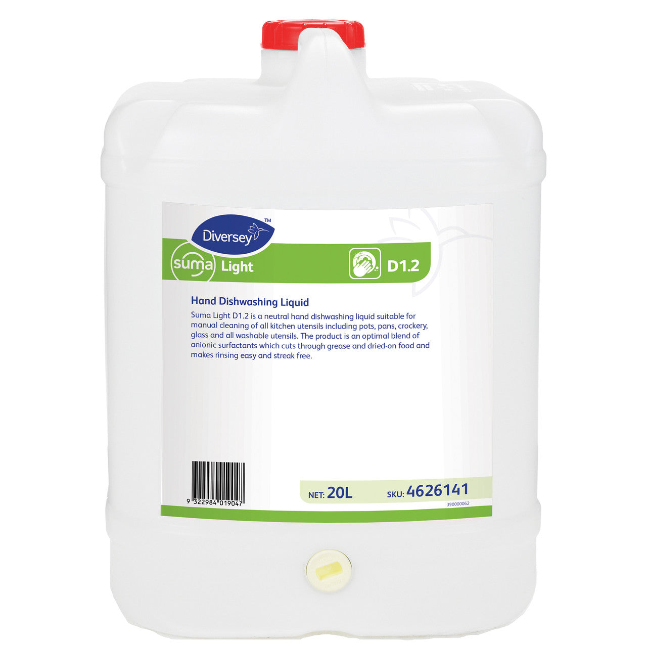 SUMA D1.2 LIGHT Dishwash (Emerald) 20L