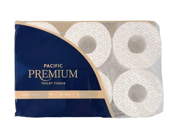 T/P (PH) Pacific Pearl 250s 3ply P3250p UNWRAPPED x 48