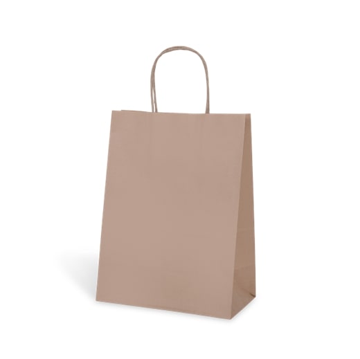 Petite #10 Twist Handle Carry Bag Brown C285S0010B x 250