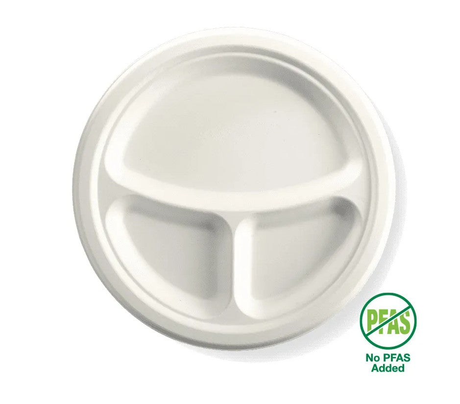 Plate - Round 10" 3 COMP BIOCANE x 500