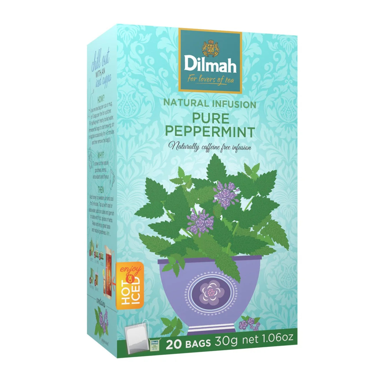 Tea Bags Dilmah Peppermint Enveloped x 20