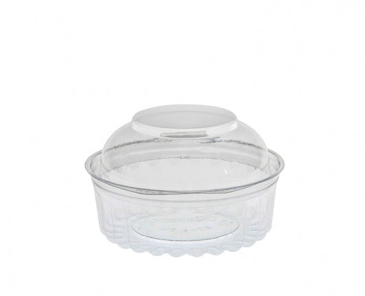 SHO BOWL 250ml/8oz Dome Lid (uni) x 50