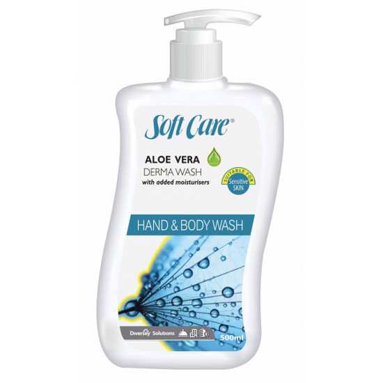 Soap Softcare DERMAWASH Hand & Body Pump 500ml