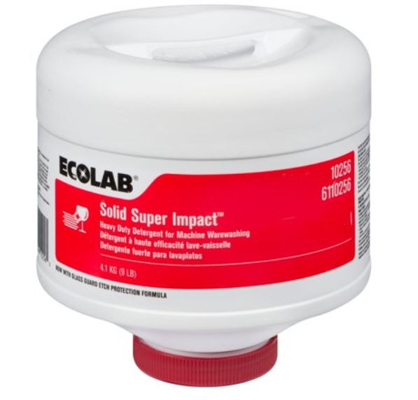 SOLID SUPER IMPACT MACHINE DETERGENT ECOLAB 4.1KG