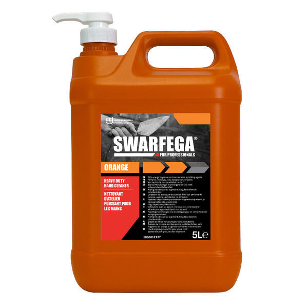Soap Deb SWARFEGA ORANGE 5L Pump Bottle