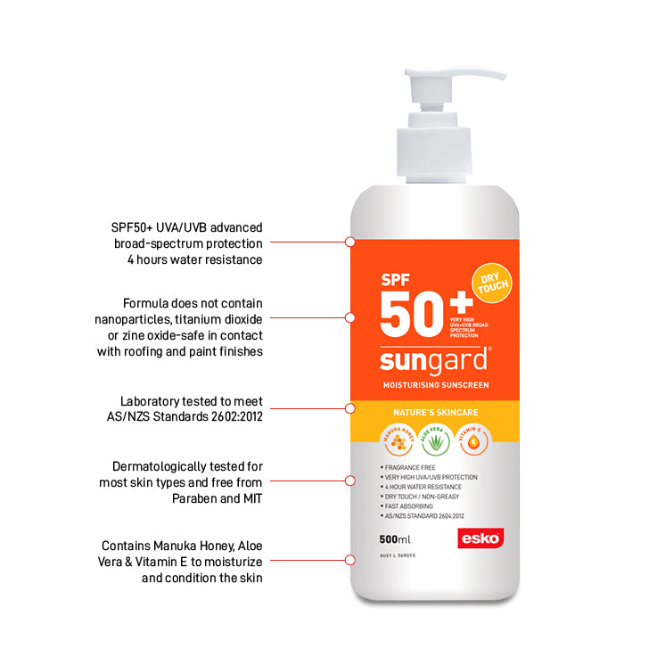 Sungard Sunblock SPF50+ 500ml Pump Bottle