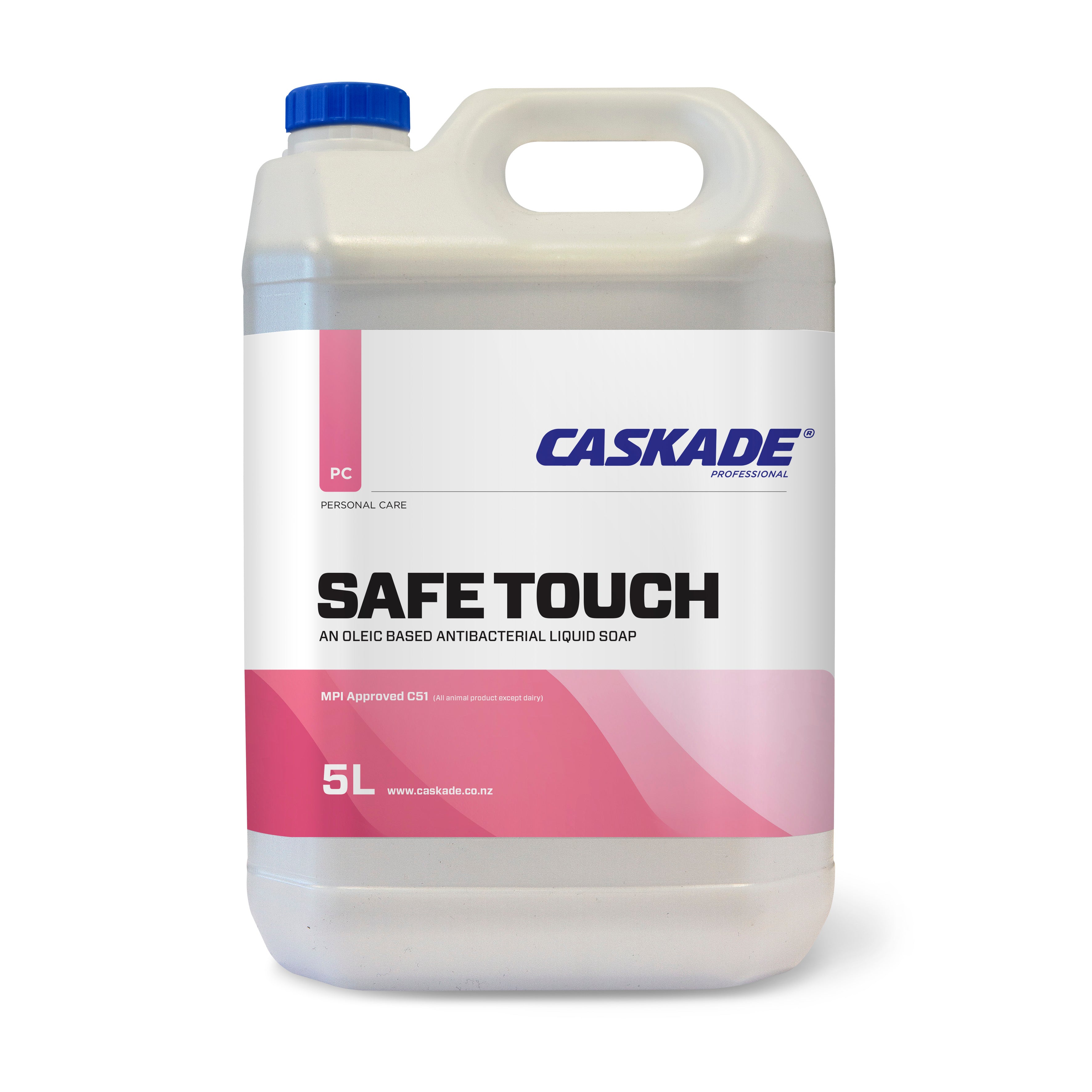 CASKADE SAFETOUCH Antibacterial Hand Soap 5L