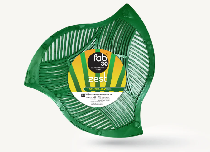 URINAL SCREEN FAB ZEST Lime