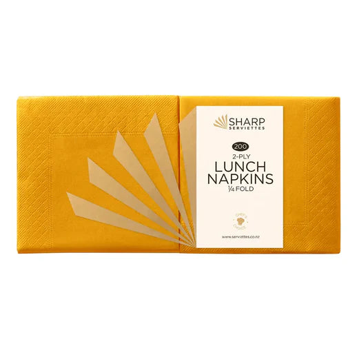 Serv. SHARP LUNCH 2ply 4fold Gold x 3000