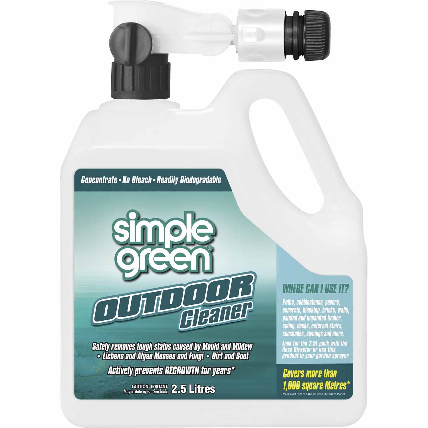 SIMPLE GREEN Outdoor Cleaner 2.5L w/hose connect