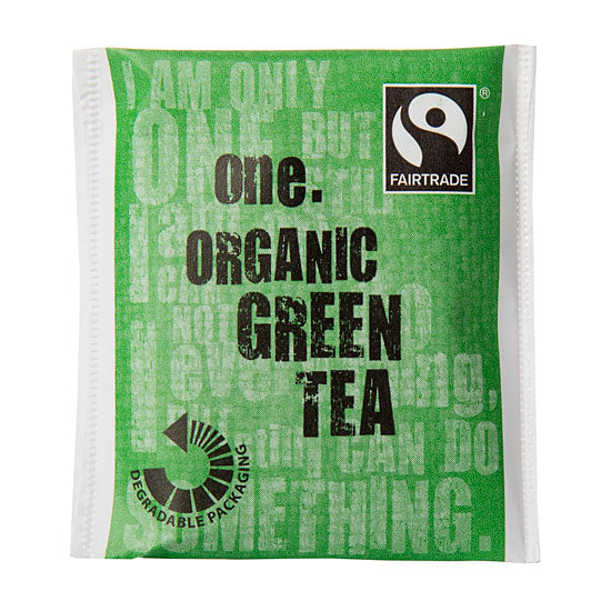 Tea Bags GREEN Organic ONE FAIRTRADE x 200  ONEGT