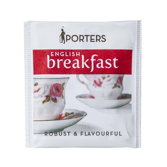 Tea Bags PORTERS ENG. BREAKFAST Overwrapped x 200 HPTEB