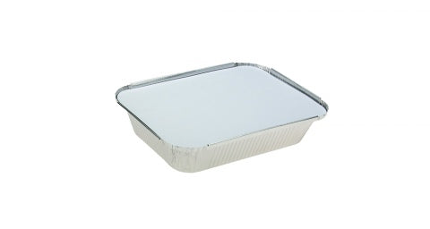 Foil Hangi Tray with Lid 1200/207A 229Lx169Wx50H (mm) x 500