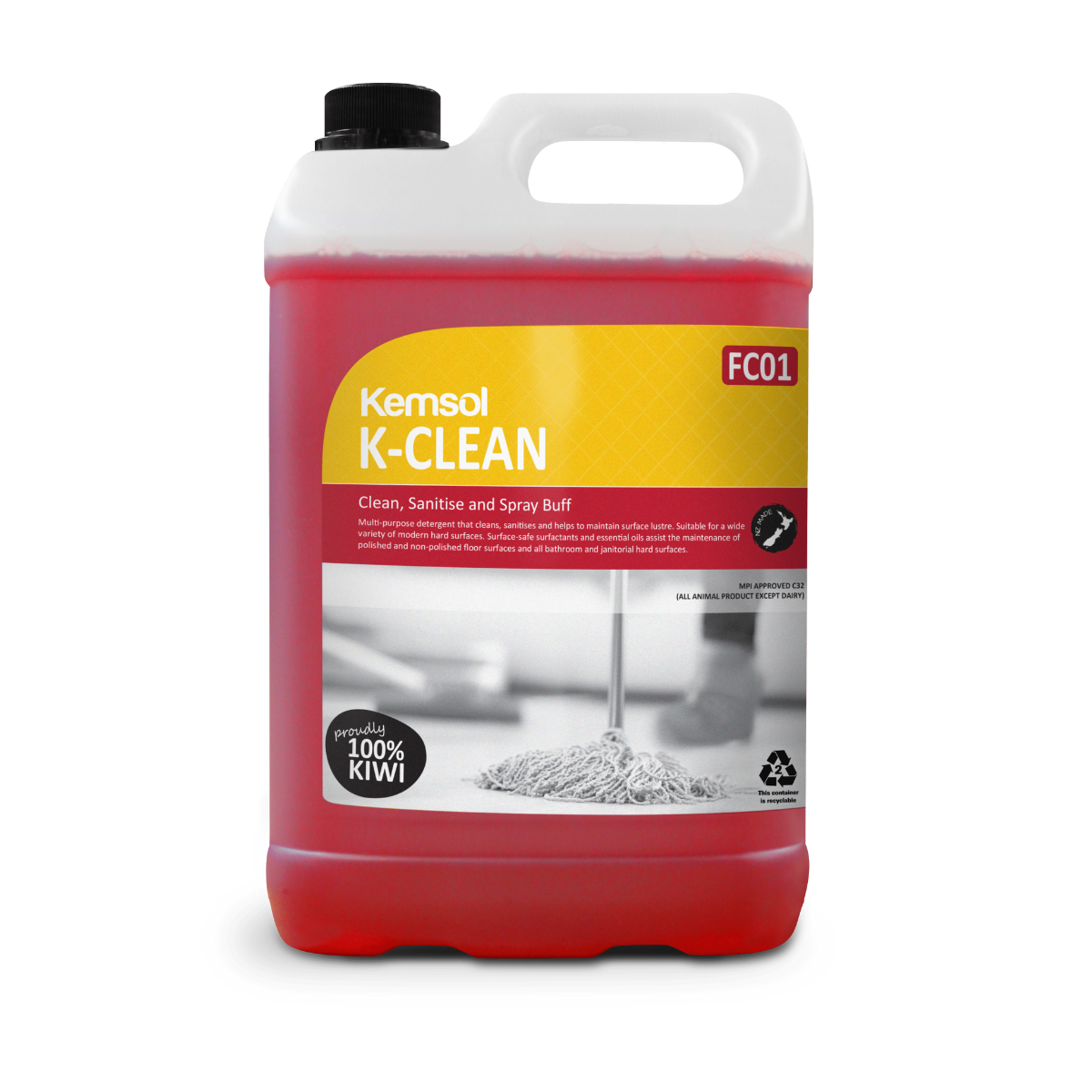 KCLEAN Clean Sanitise and Spray Buff 5L