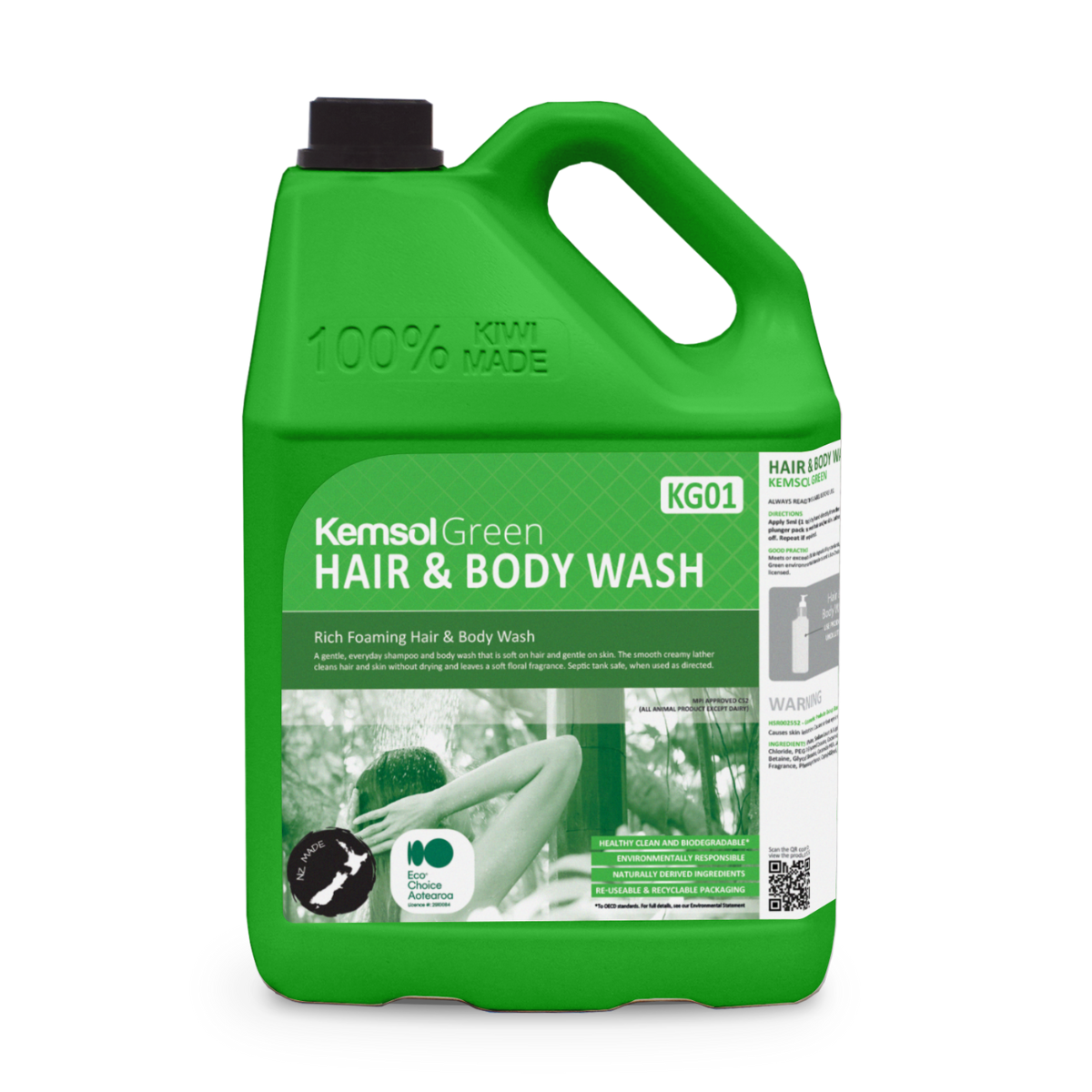 Green SHAMPOO Hair & Body Wash 5L
