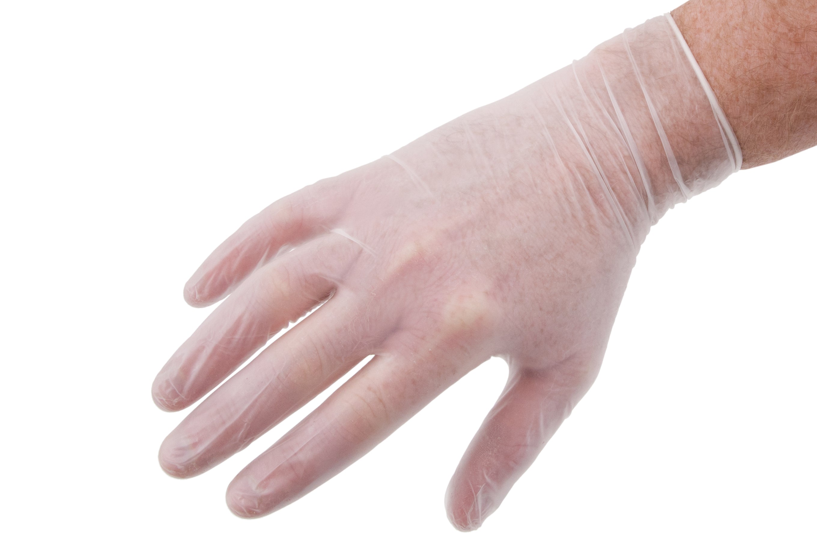 Gloves Hytec Clear VINYL Medium P/F 10pkt/ctn