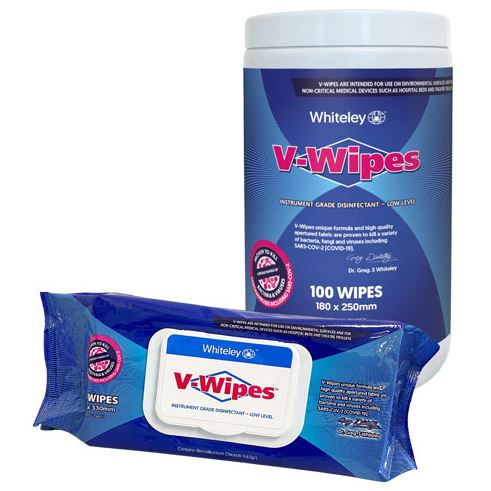 V-WIPES Hospital Grade Disinfectant 12/ctn