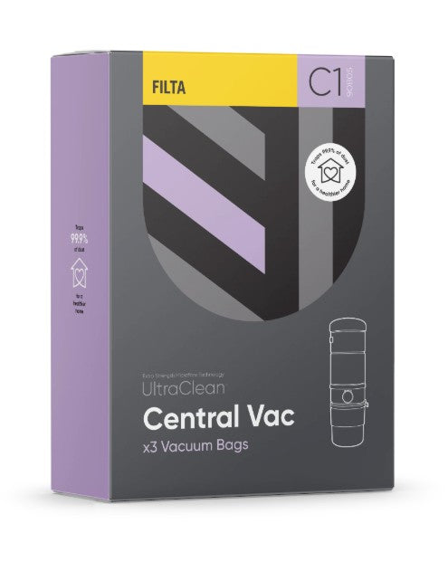 Vac Bag CENTRAL VAC x 3