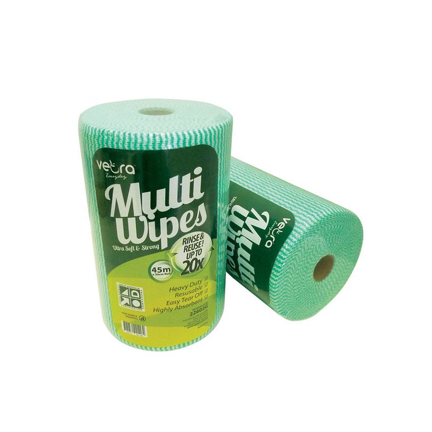 Cloths VEORA Wipes GREEN 90 sheet/roll