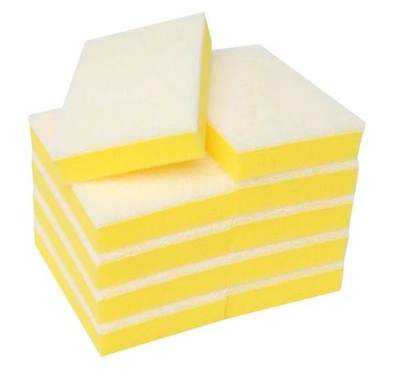 HAND PAD Scourer/Sponge Yellow/White Light SC210 x 10