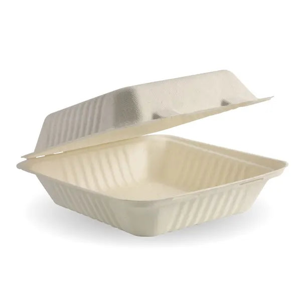 Biocane Clamshell B-DHL-81-N 8x8x3 x 200